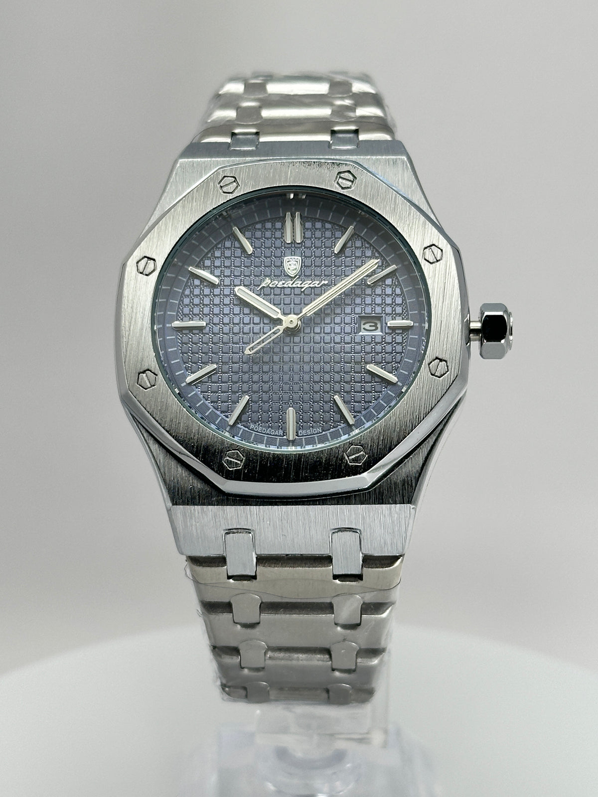 POEDAGAR 924 – Reloj de cuarzo 42 mm