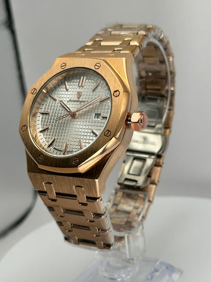 POEDAGAR 924 – Reloj de cuarzo 42 mm