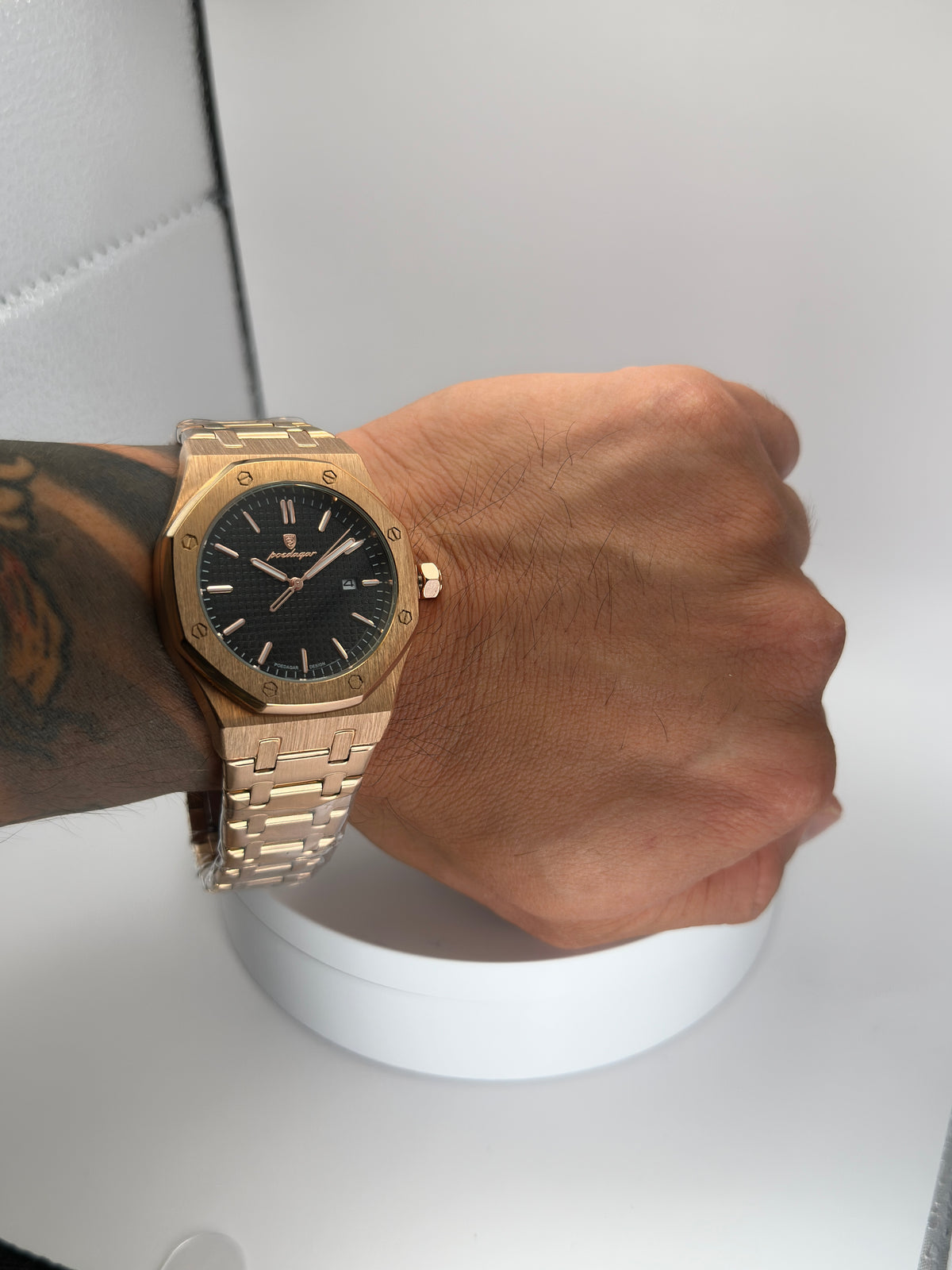 POEDAGAR 924 – Reloj de cuarzo 42 mm
