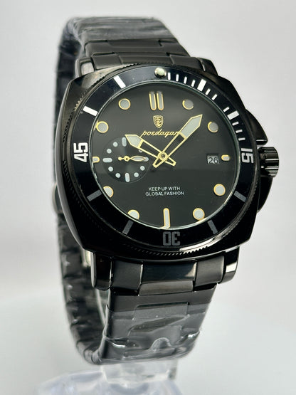 POEDAGAR 873 – Cuarzo estilo Diver 44 mm