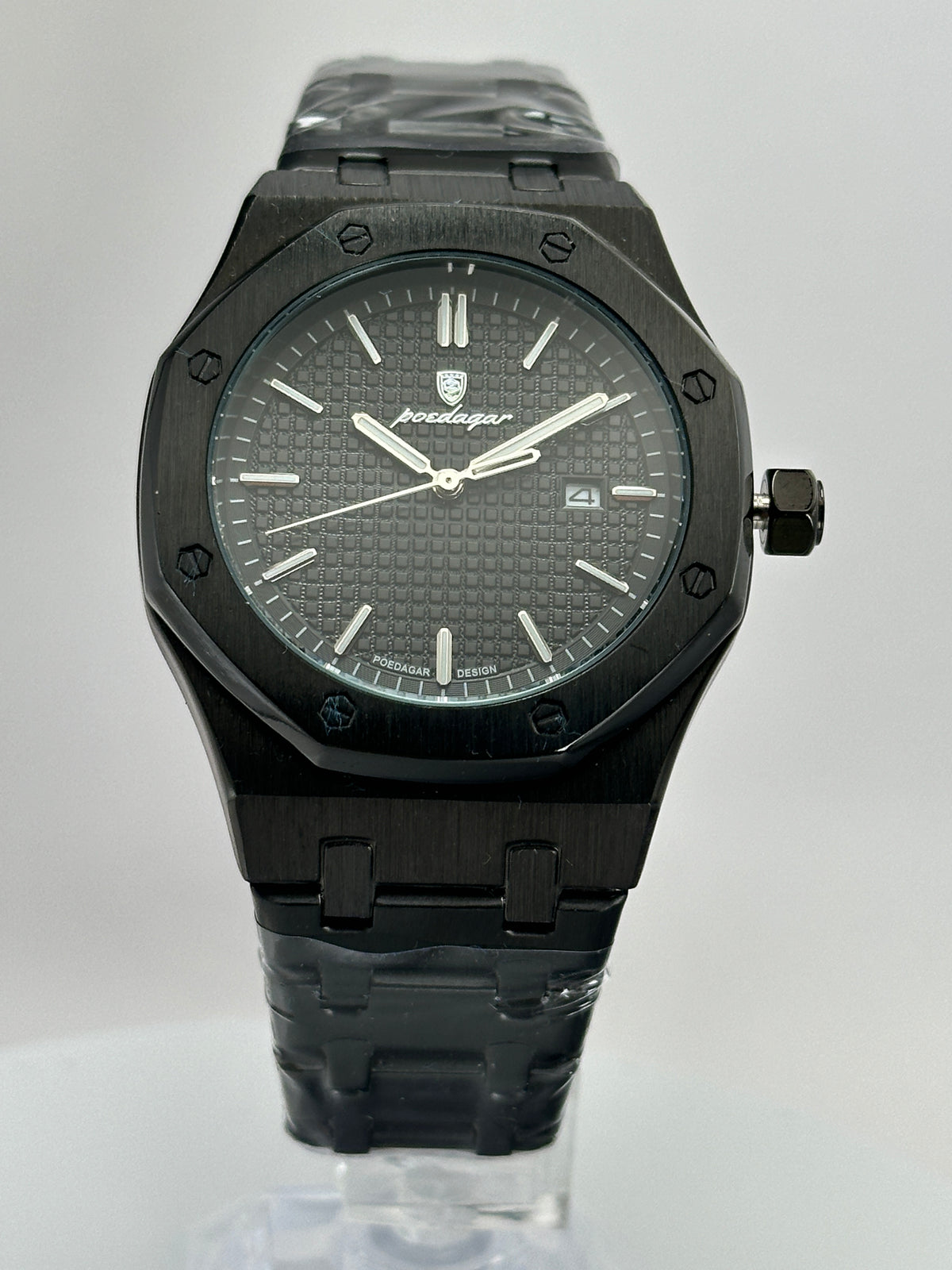 POEDAGAR 924 – Reloj de cuarzo 42 mm