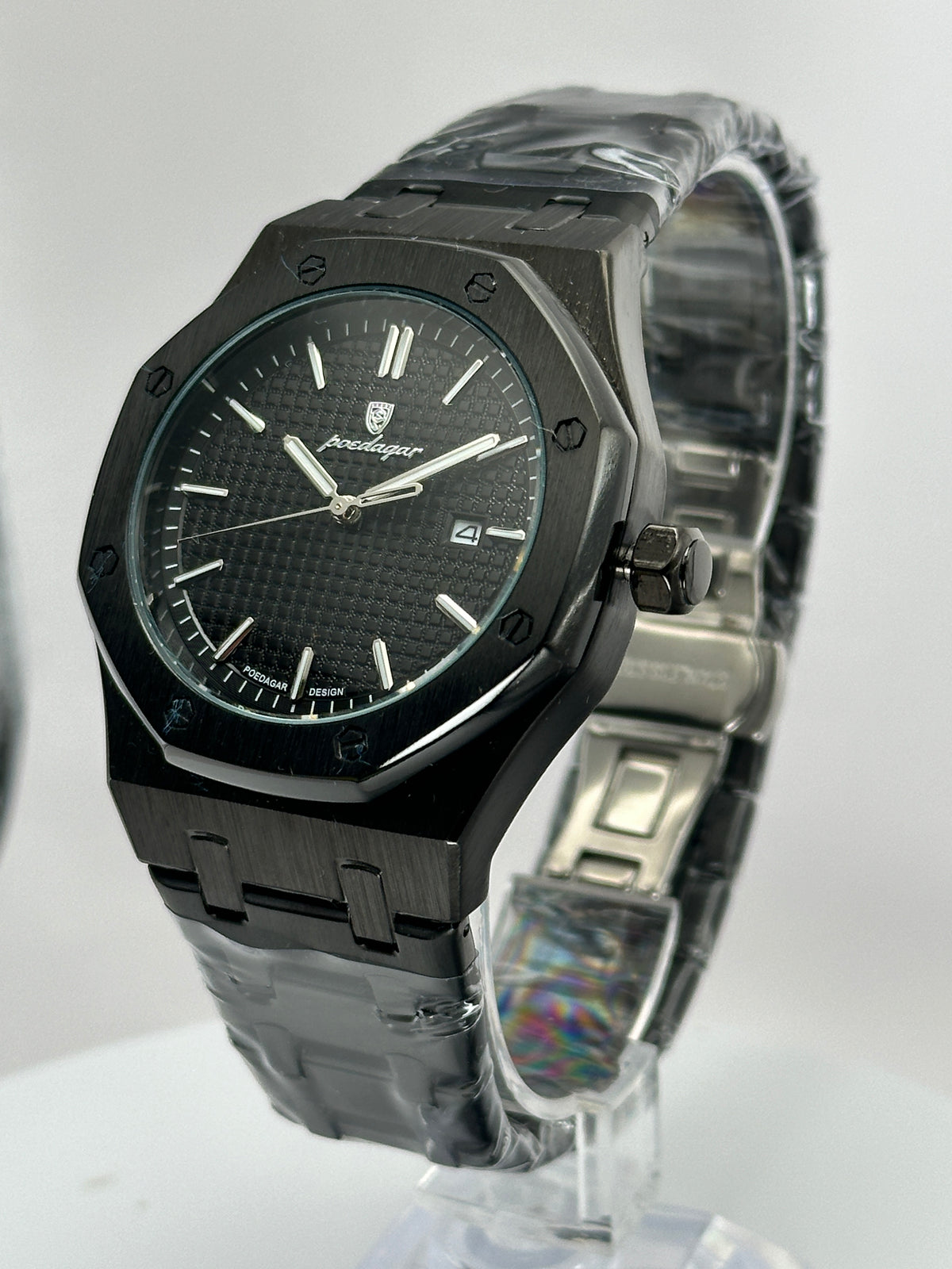 POEDAGAR 924 – Reloj de cuarzo 42 mm