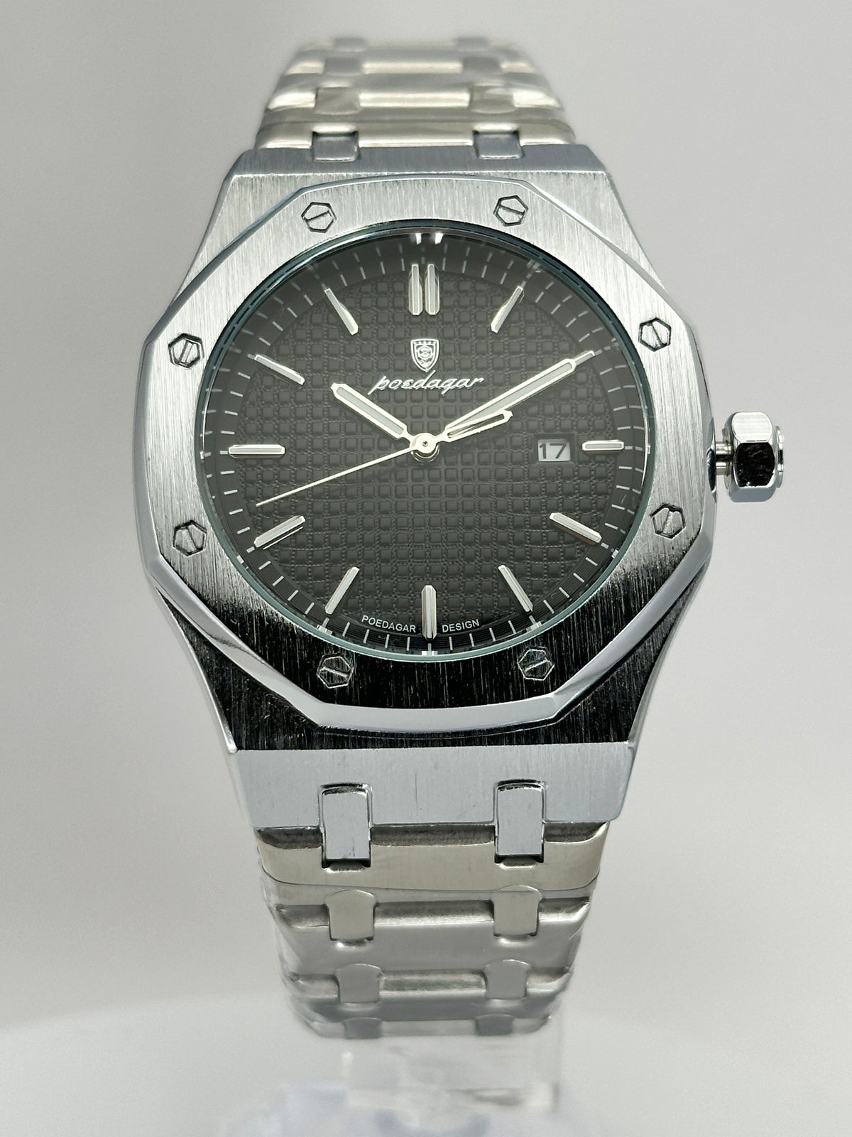 POEDAGAR 924 – Reloj de cuarzo 42 mm