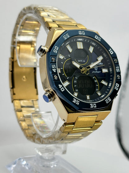 POEDAGAR E101 – Reloj Analógico-Digital Multifunción 46 mm