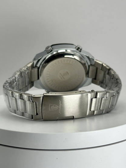 POEDAGAR E101 – Reloj Analógico-Digital Multifunción 46 mm