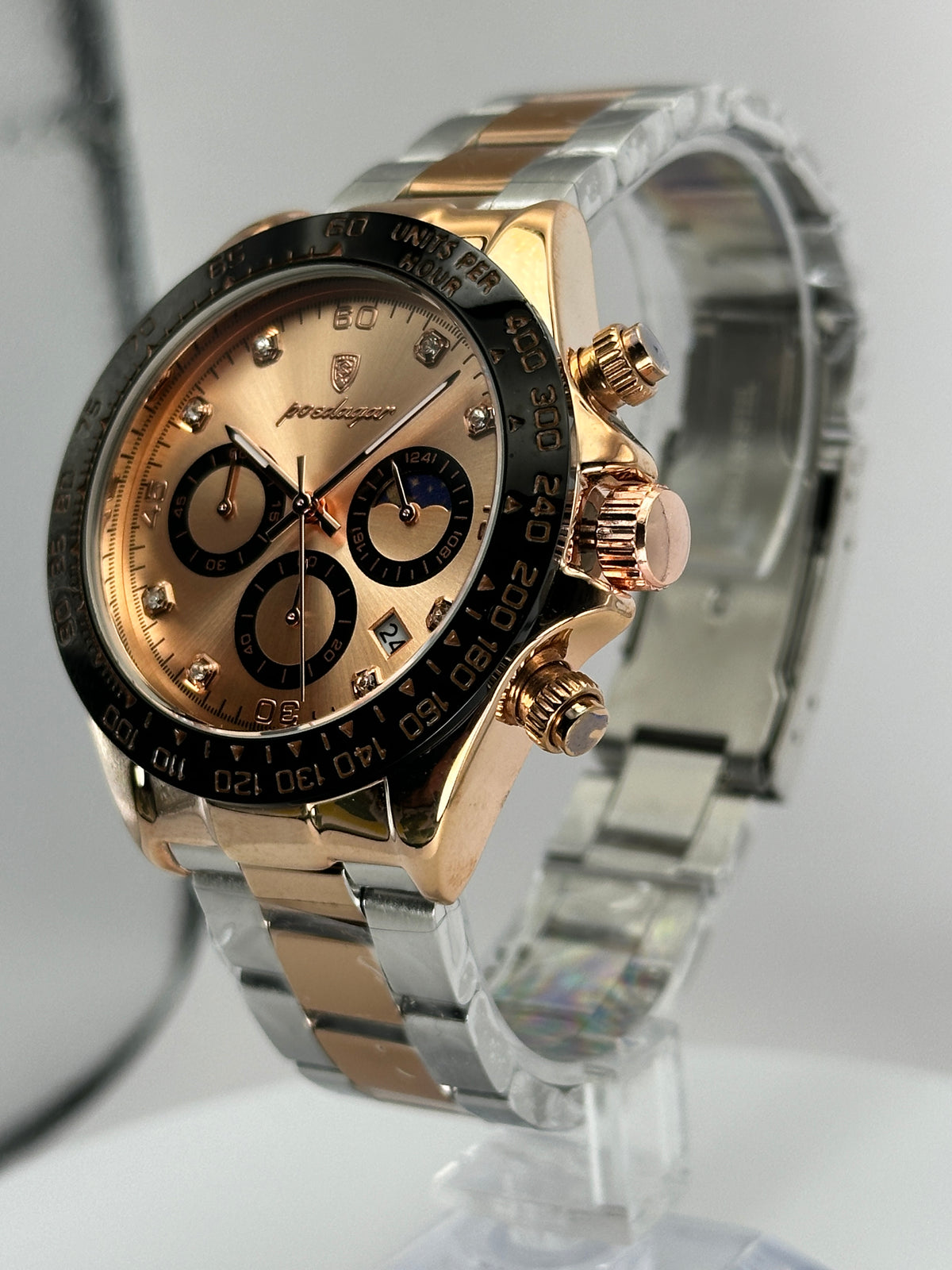POEDAGAR 629 – Cronógrafo de Cuarzo 42 mm