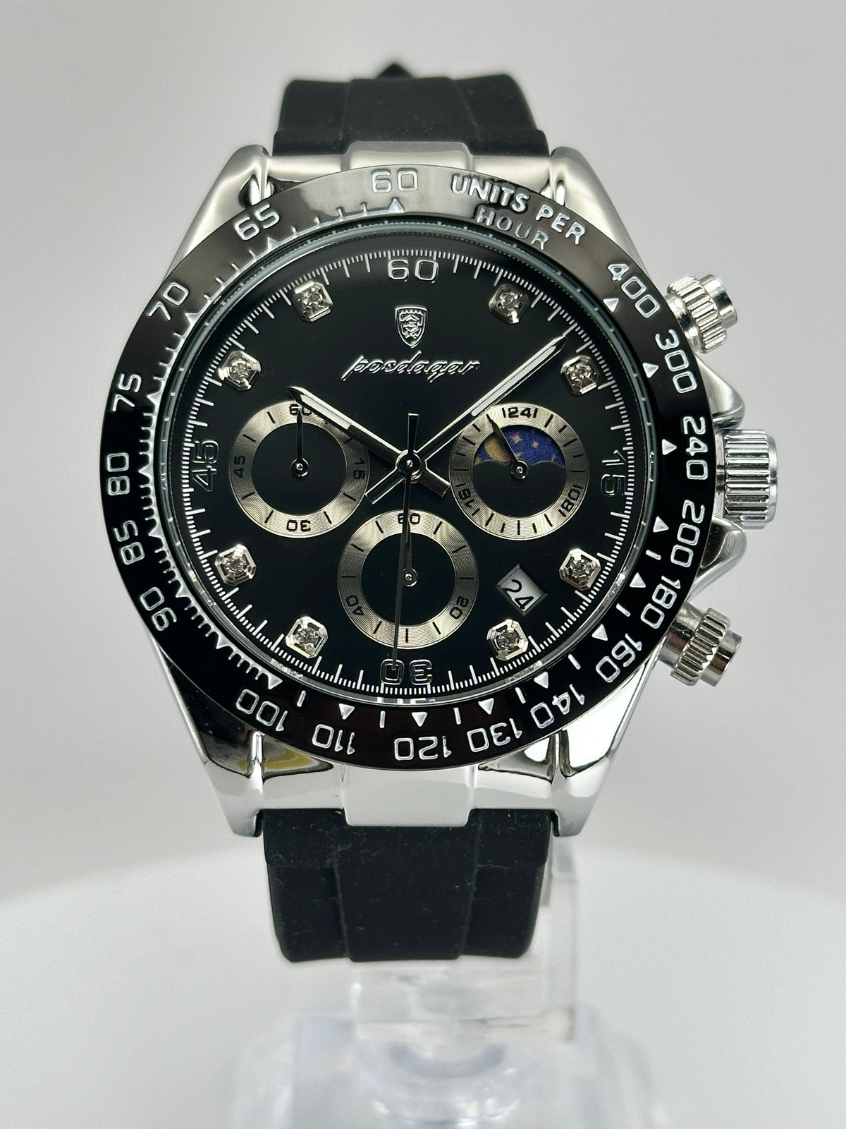 POEDAGAR 629 – Cronógrafo de Cuarzo 42 mm