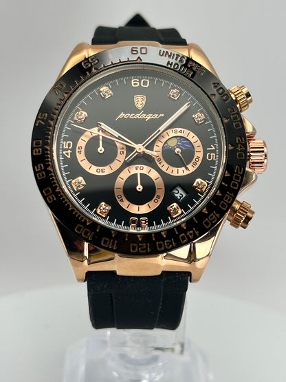 POEDAGAR 629 – Cronógrafo de Cuarzo 42 mm