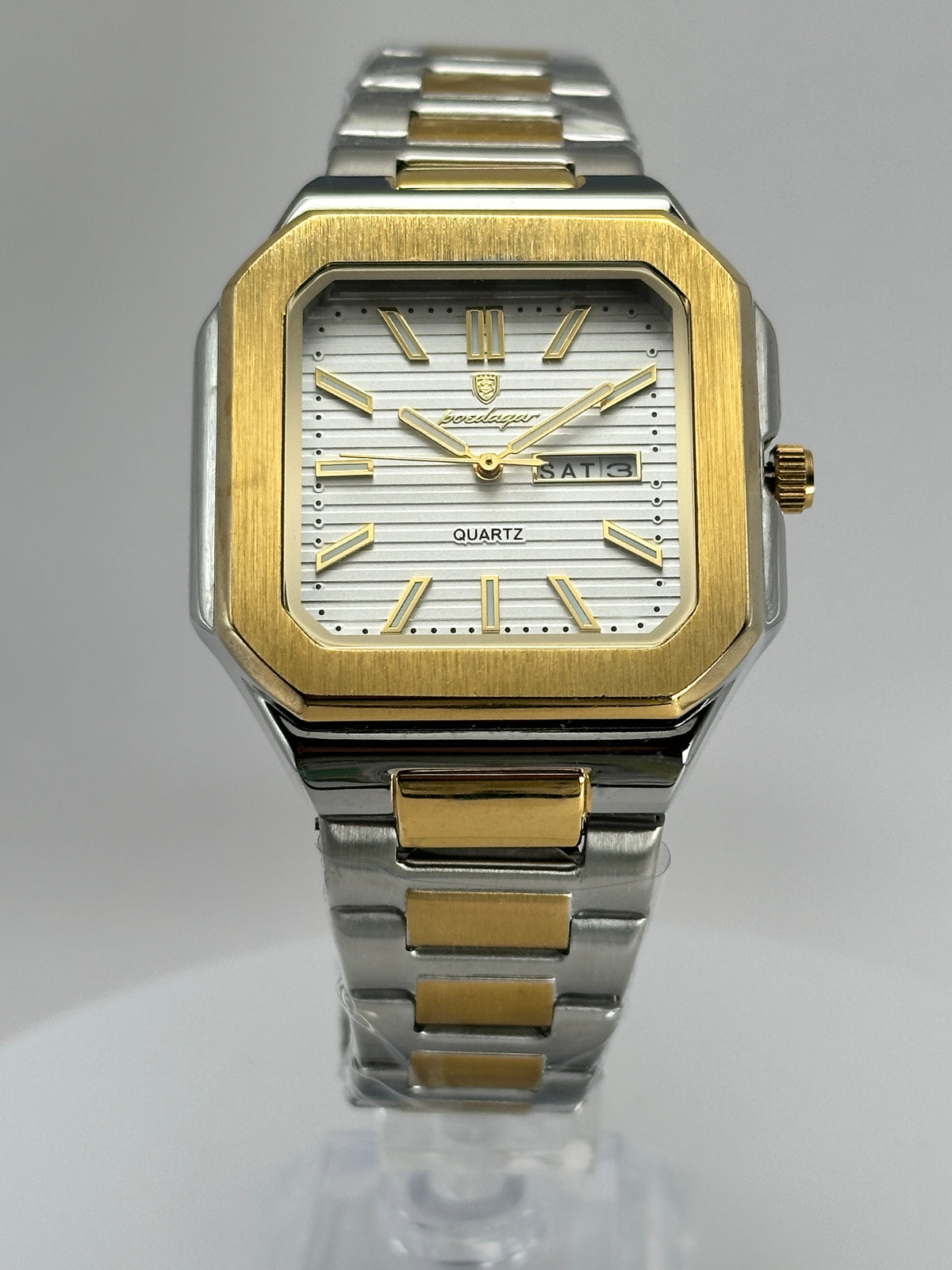 POEDAGAR 672 – Reloj de Cuarzo Day-Date 40 mm