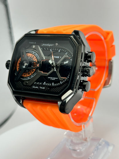 POEDAGAR E106 – Reloj Analógico-Digital Multifunción 47 mm