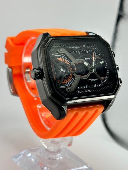 POEDAGAR E106 – Reloj Analógico-Digital Multifunción 47 mm