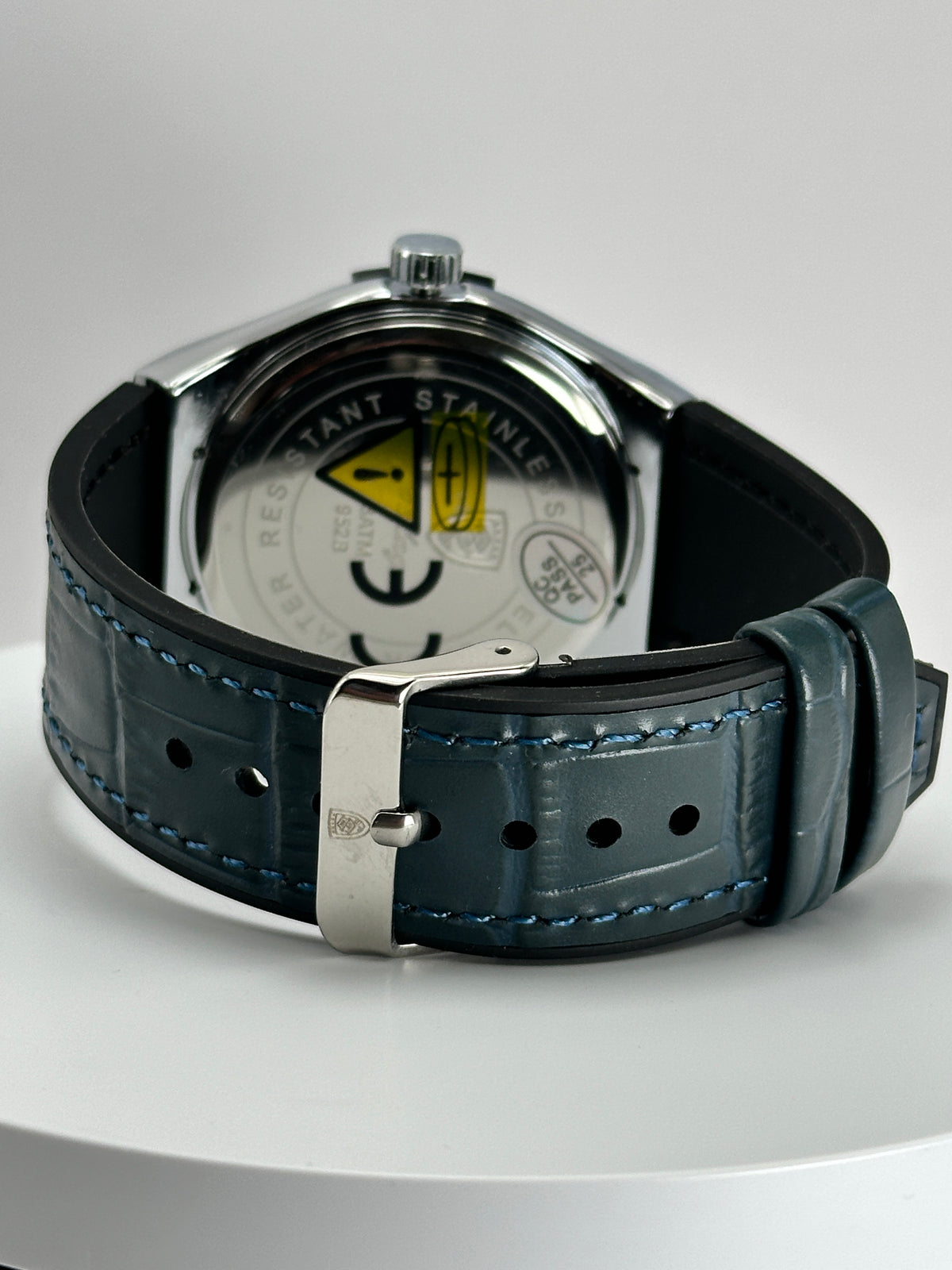 POEDAGAR 852 – Reloj de cuarzo Day-Date 41 mm