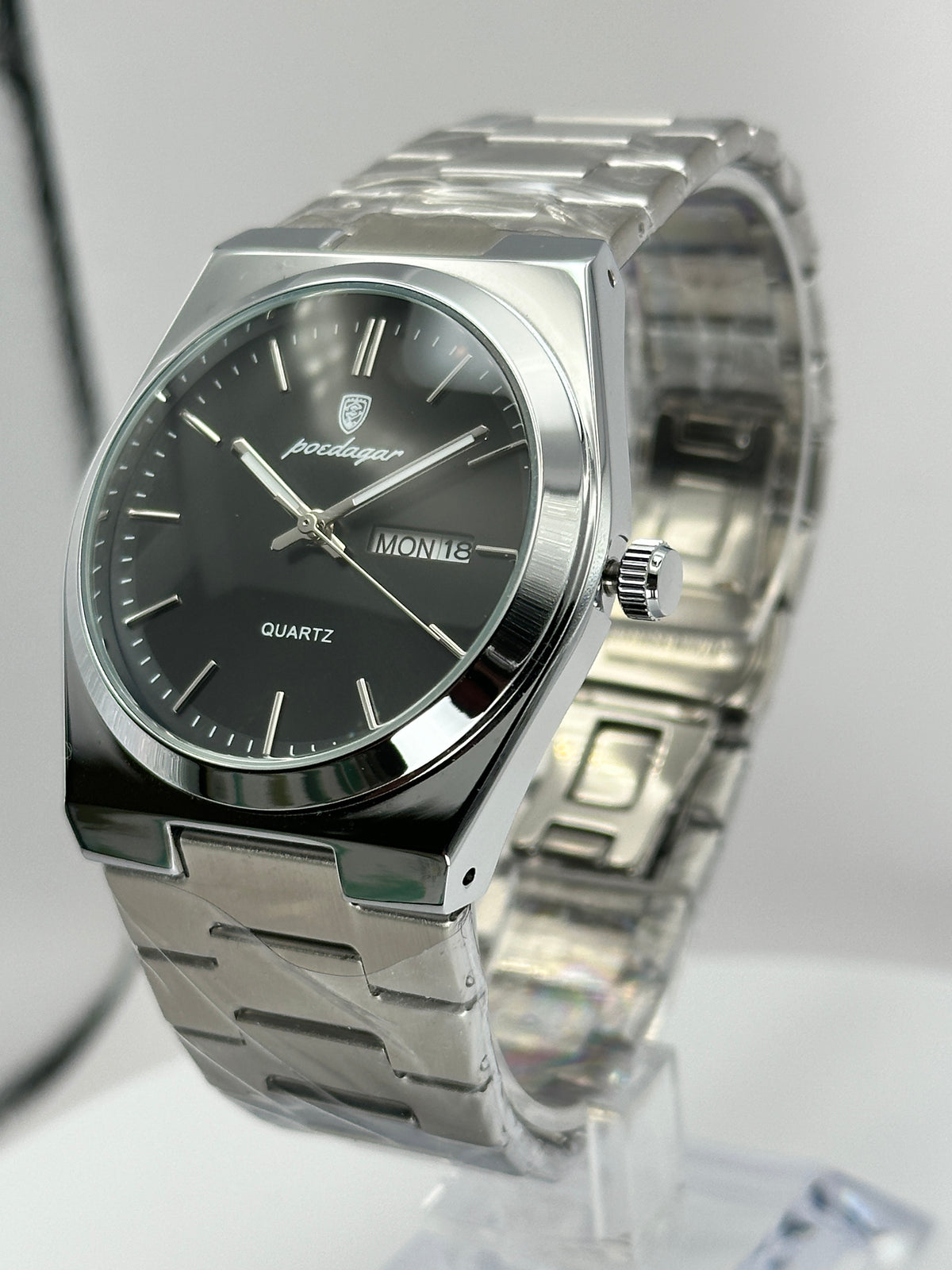 POEDAGAR 930 – Reloj de Cuarzo Day-Date 40 mm