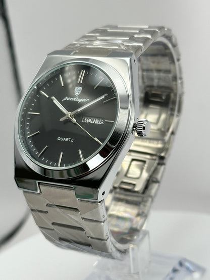 POEDAGAR 930 – Reloj de Cuarzo Day-Date 40 mm