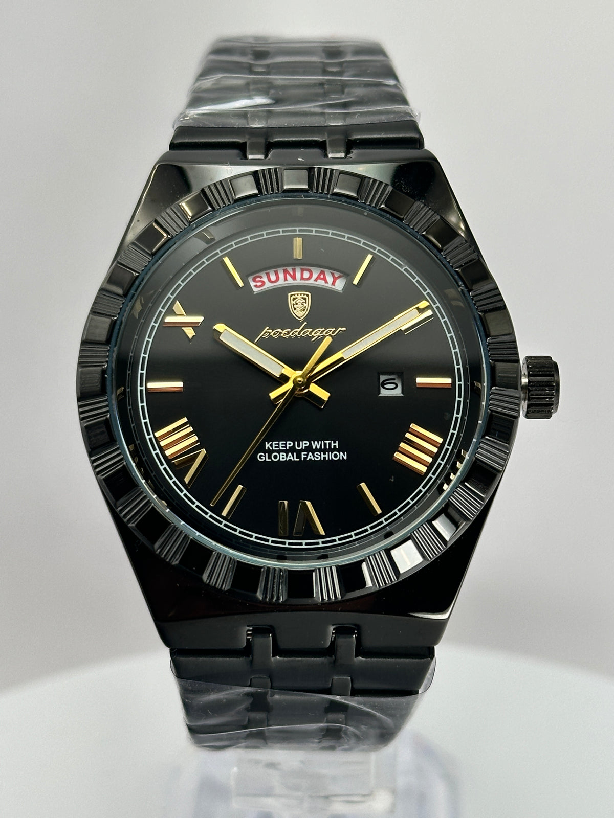 POEDAGAR 675 – Cuarzo Day-Date 41 mm