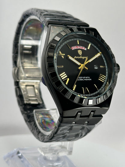 POEDAGAR 675 – Cuarzo Day-Date 41 mm