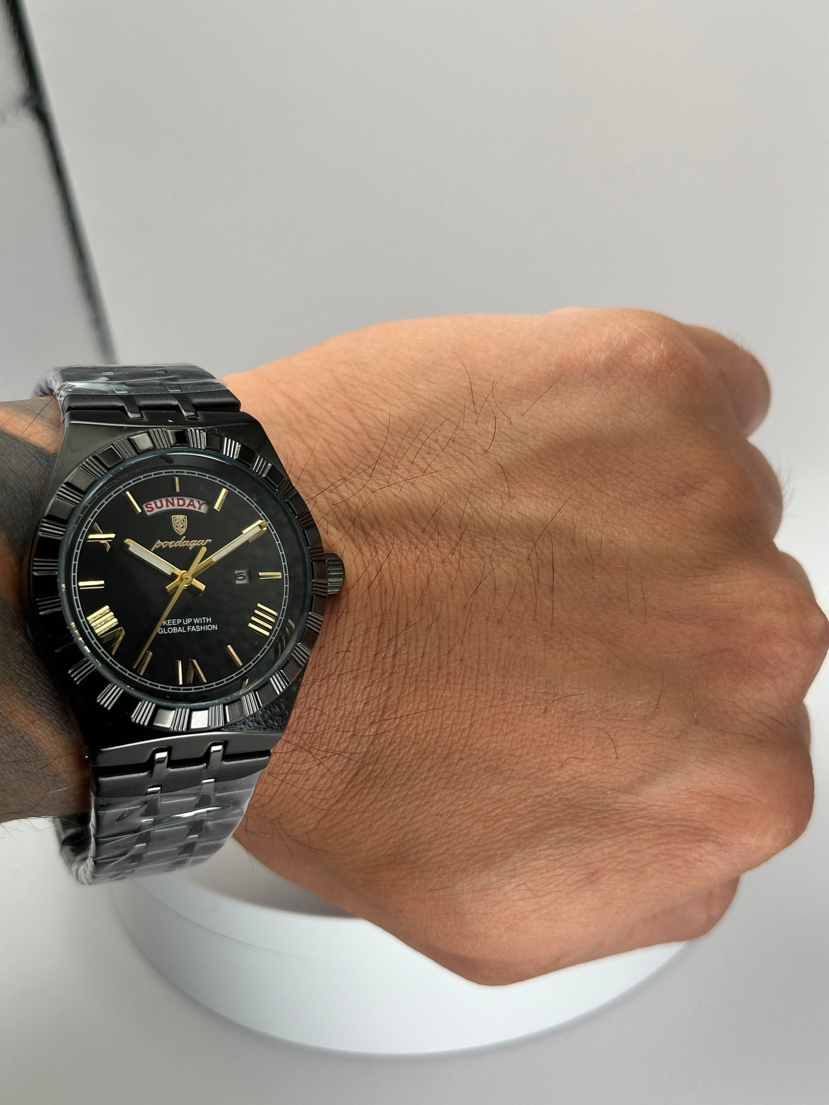 POEDAGAR 675 – Cuarzo Day-Date 41 mm