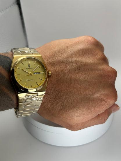 POEDAGAR 930 – Reloj de Cuarzo Day-Date 40 mm
