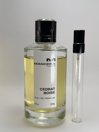Mancera Cedrat Boise - Perfume de nicho | 3 ml, 5 ml y 10 ml