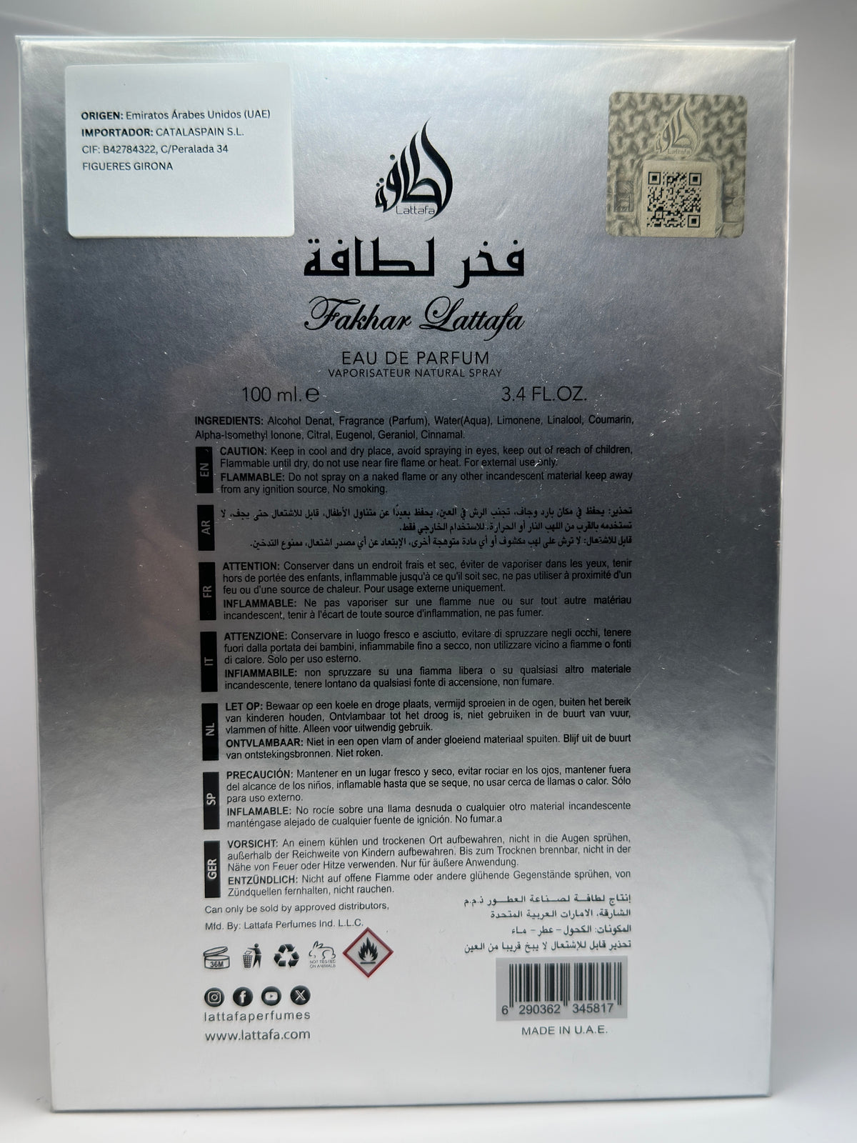 Lattafa Platinum