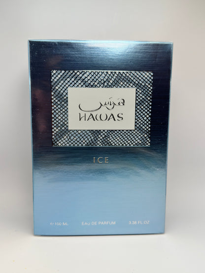 Rasasi Hawas Ice – Perfume árabe | 3 ml, 5 ml, 10 ml y 100 ml