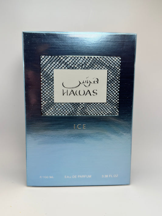 Rasasi Hawas Ice – Perfume árabe | 3 ml, 5 ml, 10 ml y 100 ml
