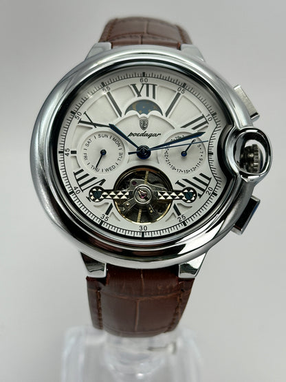 POEDAGAR 1413 – Reloj Automático Open Heart 49 mm