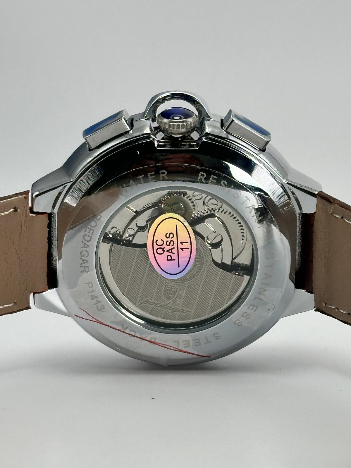 POEDAGAR 1413 – Reloj Automático Open Heart 49 mm