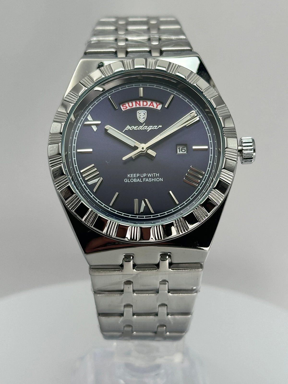 POEDAGAR 675 – Cuarzo Day-Date 41 mm