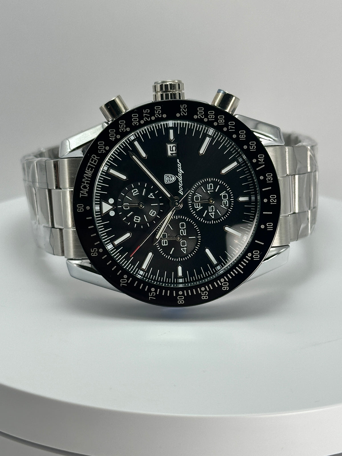 POEDAGAR 988 – Cronógrafo de Cuarzo 43 mm