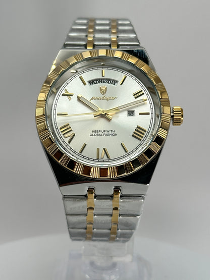 POEDAGAR 675 – Cuarzo Day-Date 41 mm