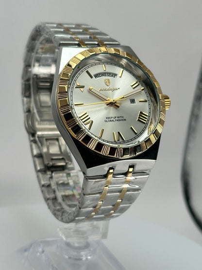 POEDAGAR 675 – Cuarzo Day-Date 41 mm