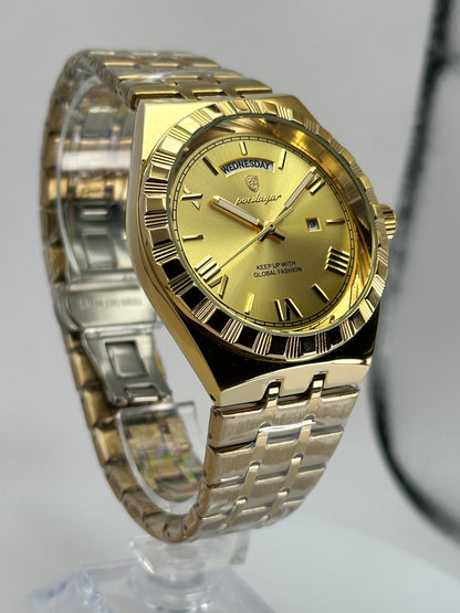 POEDAGAR 675 – Cuarzo Day-Date 41 mm