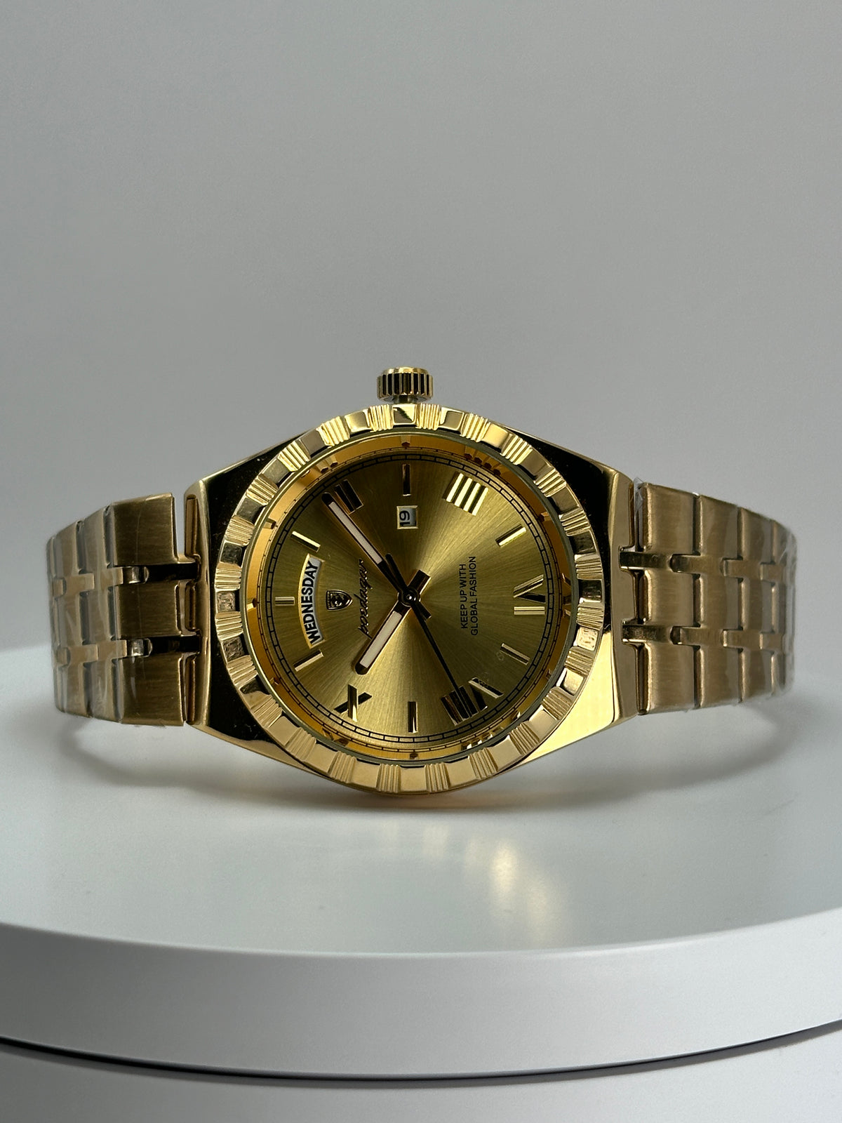 POEDAGAR 675 – Cuarzo Day-Date 41 mm