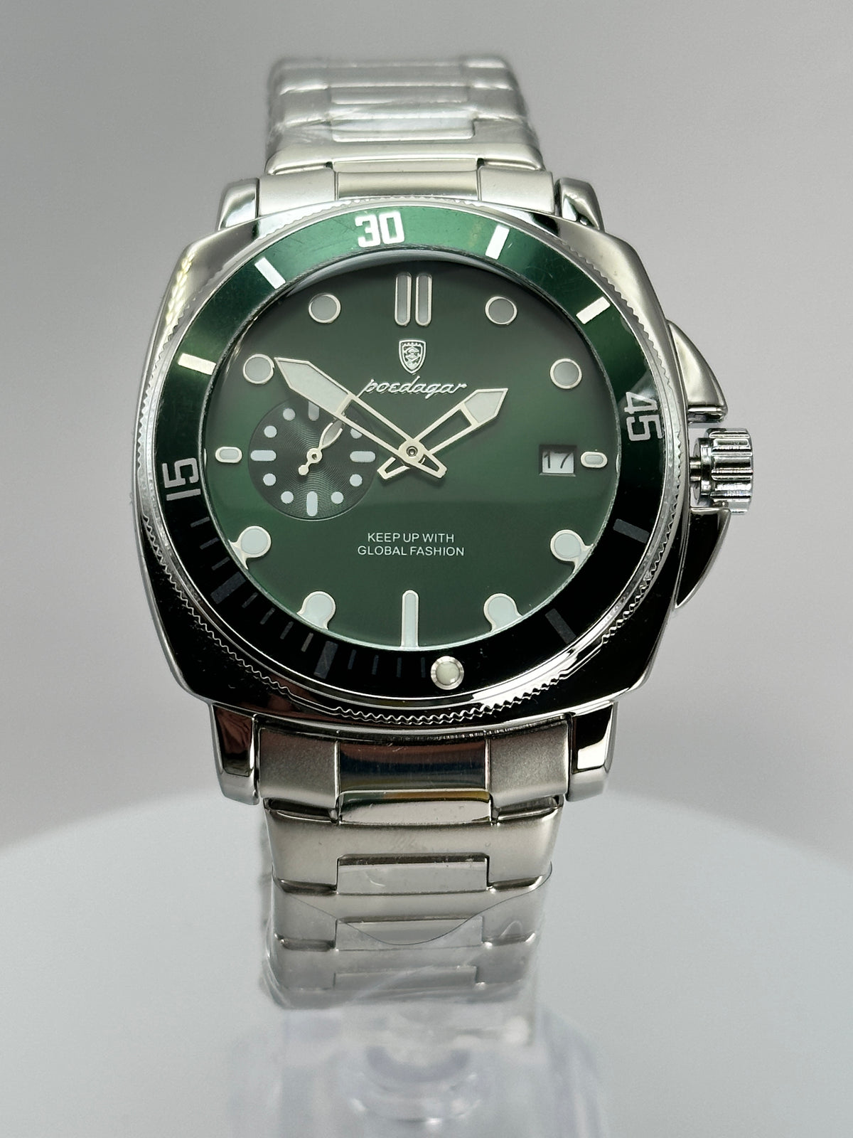 POEDAGAR 873 – Cuarzo estilo Diver 44 mm