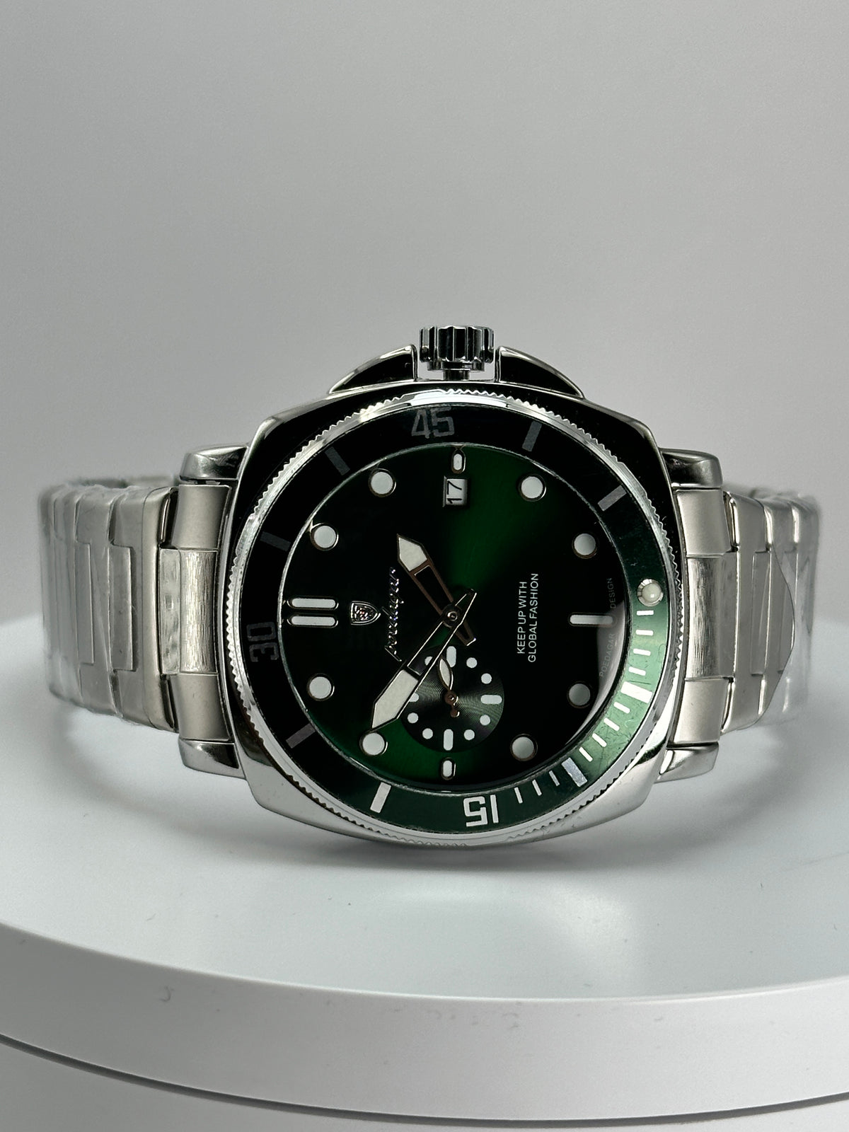 POEDAGAR 873 – Cuarzo estilo Diver 44 mm