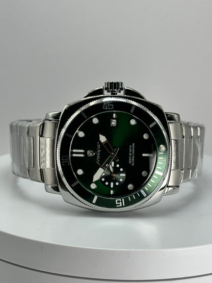 POEDAGAR 873 – Cuarzo estilo Diver 44 mm