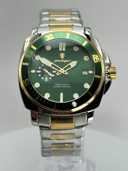 POEDAGAR 873 – Cuarzo estilo Diver 44 mm
