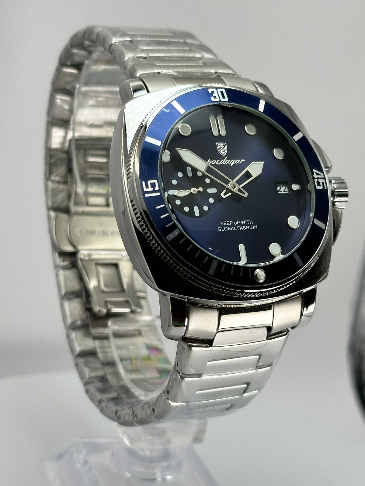 POEDAGAR 873 – Cuarzo estilo Diver 44 mm