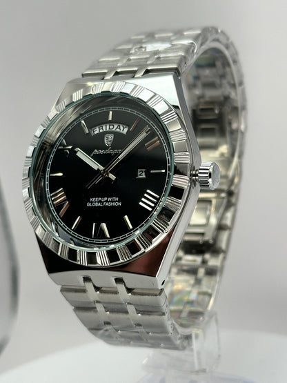 POEDAGAR 675 – Cuarzo Day-Date 41 mm