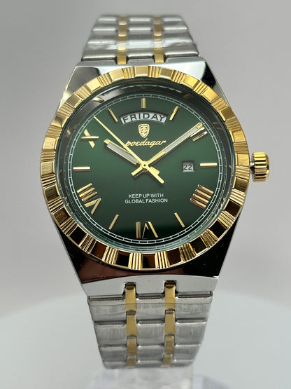POEDAGAR 675 – Cuarzo Day-Date 41 mm