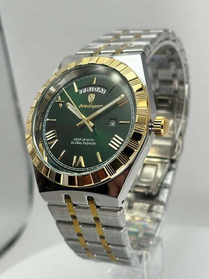 POEDAGAR 675 – Cuarzo Day-Date 41 mm