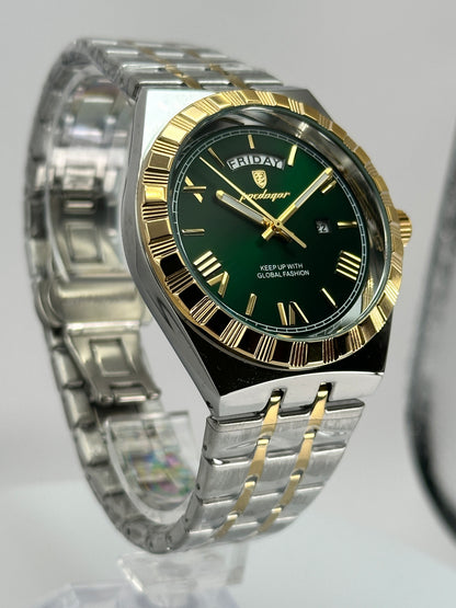 POEDAGAR 675 – Cuarzo Day-Date 41 mm