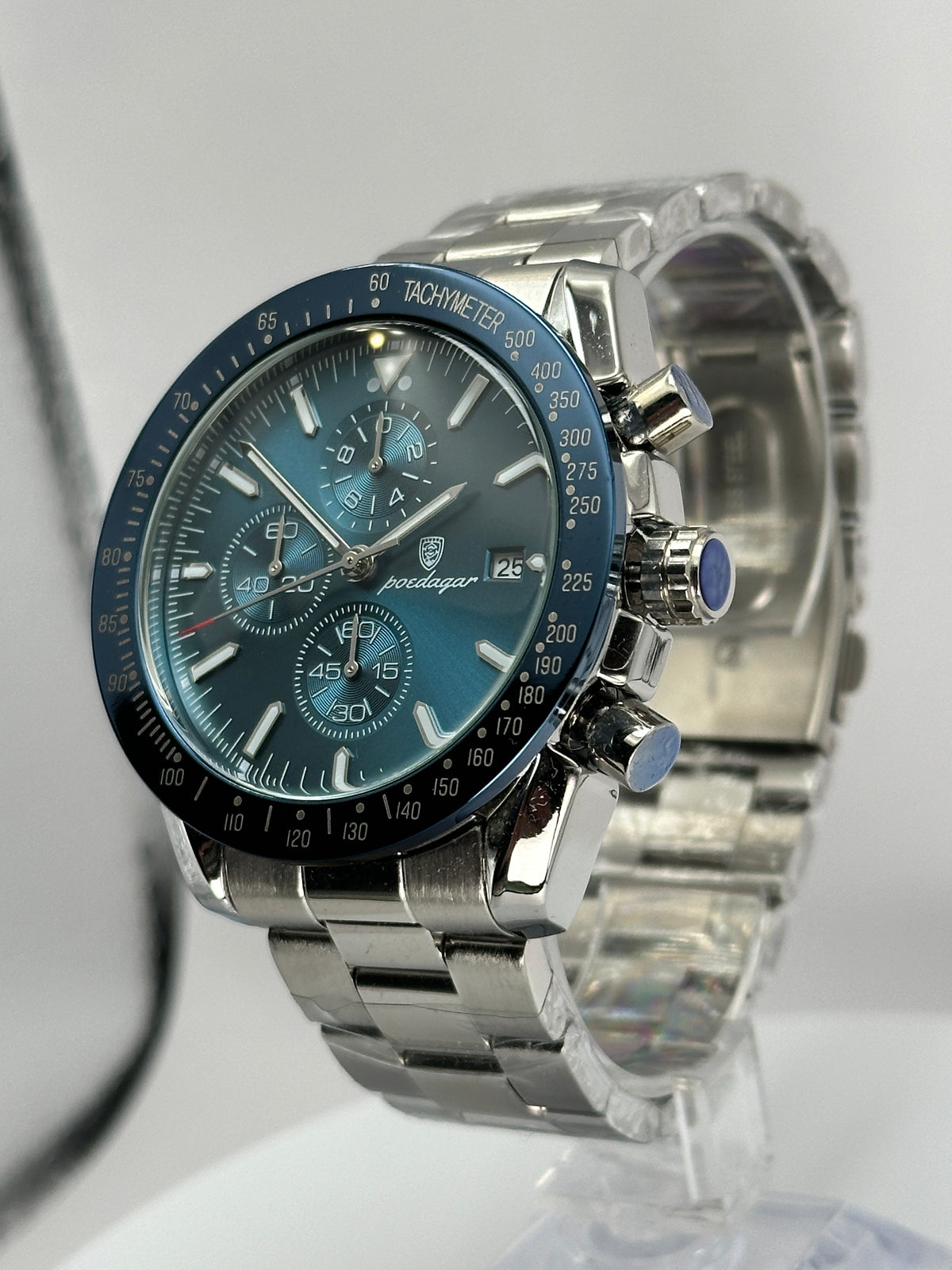 POEDAGAR 988 – Cronógrafo de Cuarzo 43 mm