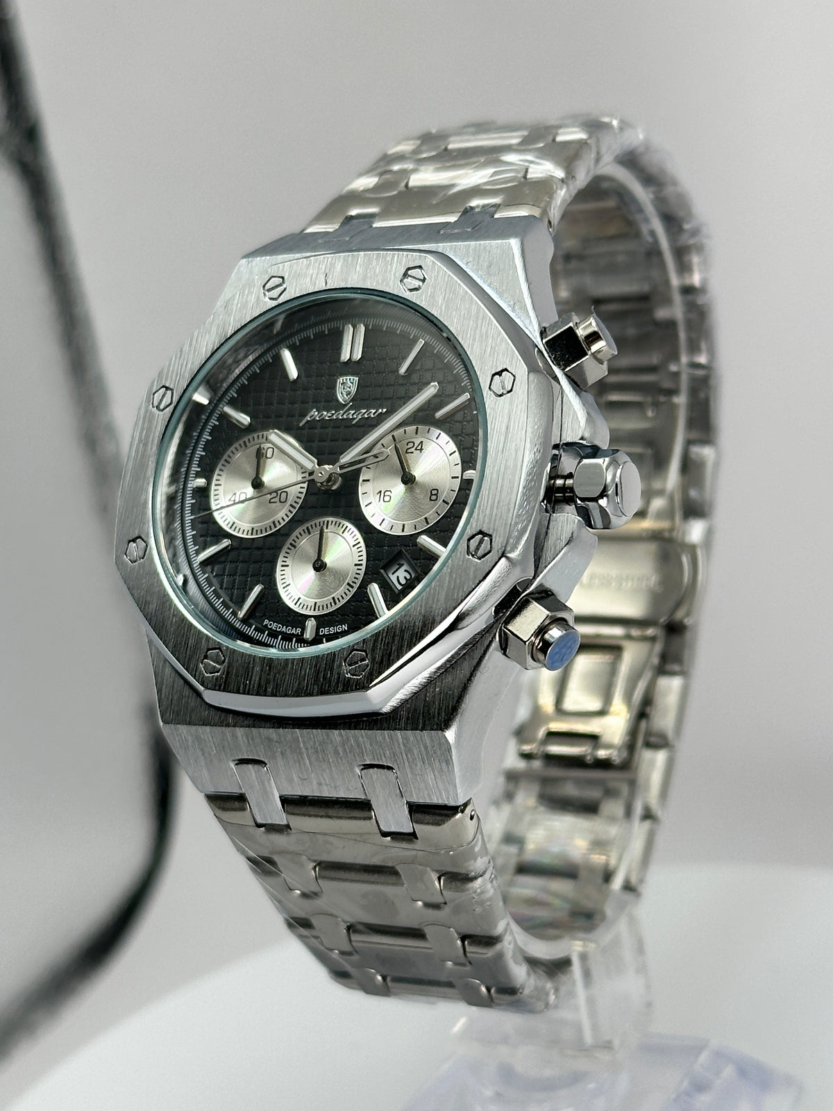 POEDAGAR 926 – Cronógrafo de Cuarzo 42 mm