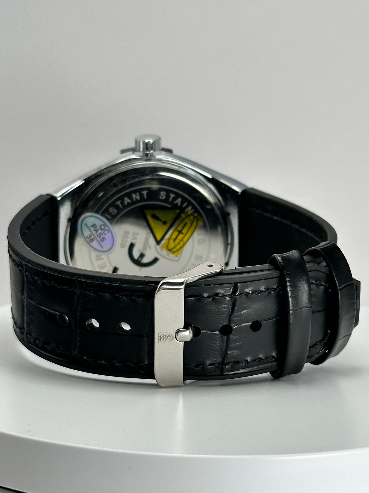 POEDAGAR 852 – Reloj de cuarzo Day-Date 41 mm